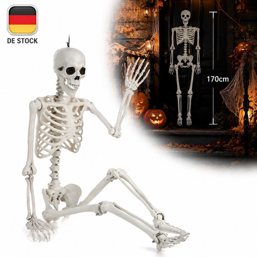 Beweglich halloween skelett - beweglich,