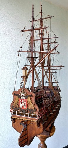 Segelschiff modell holz groß - modell,
