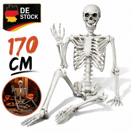 Skelett halloween lebensgroß - halloween,