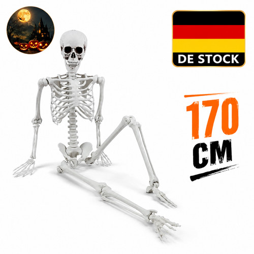 Skelett halloween lebensgroß - skelett,