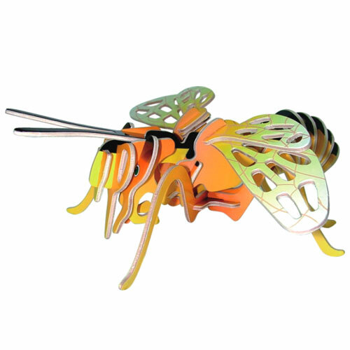 Biene farbig d - farbig,