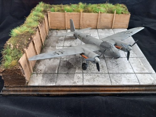 Diorama flugplatz - diorama,