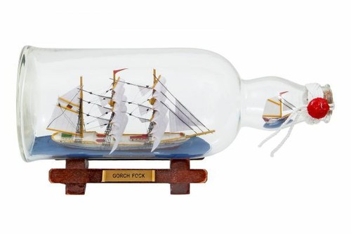 Buddelschiff gorch fock - buddelschiff, "gorch